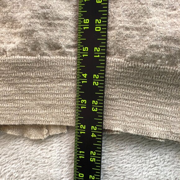 J.Crew Womens Cardigan Sweater Medium Buttn Front Pockets V-Neck Tan Cozy Casual - Picture 4 of 12